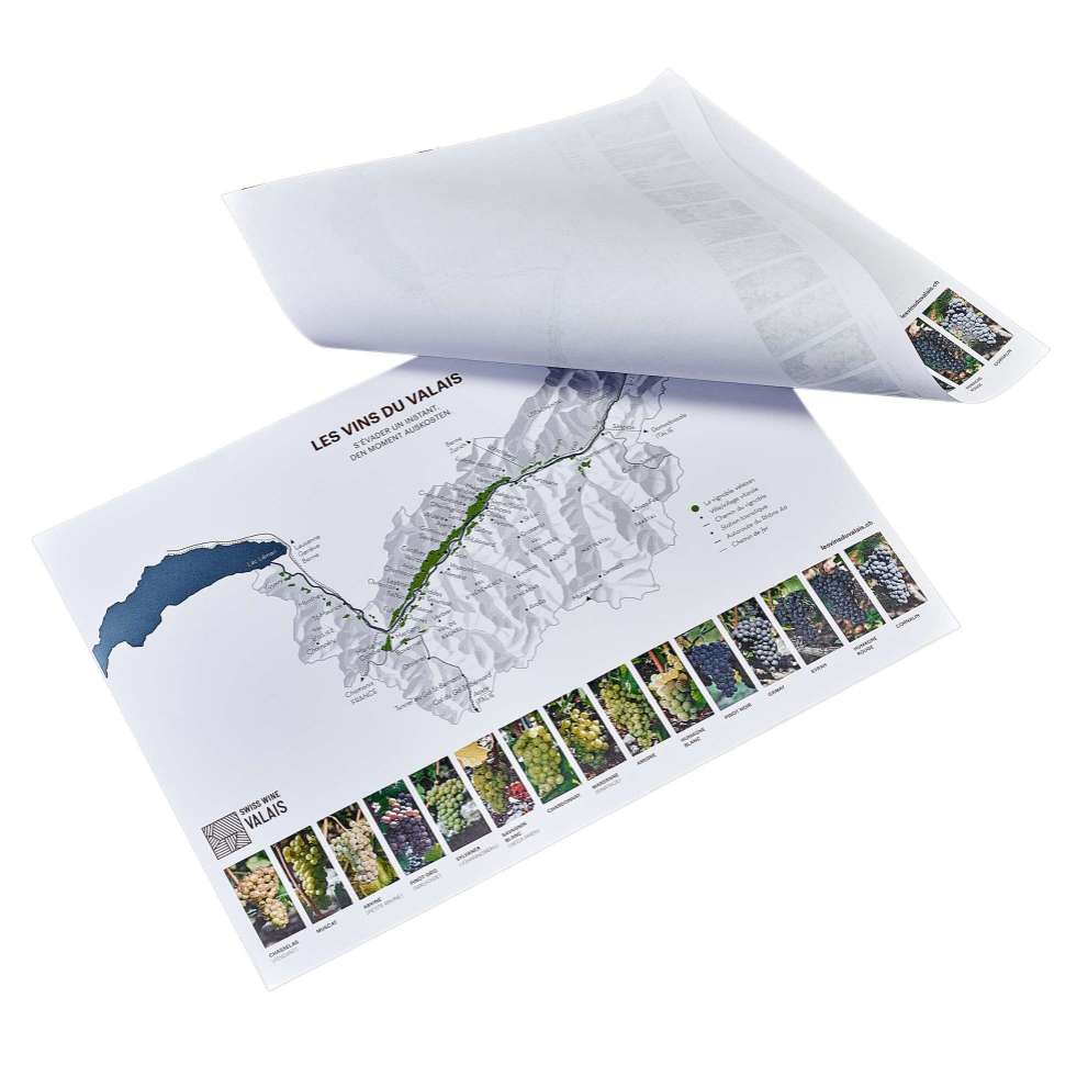 Bild von Tischsets  Les Vins du Valais